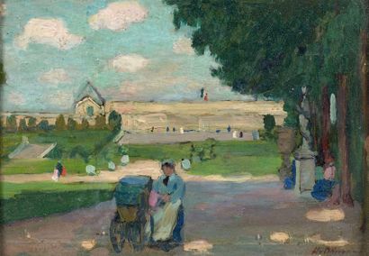 OTTMANN Henry (1877 - 1927)
«Les jardins...