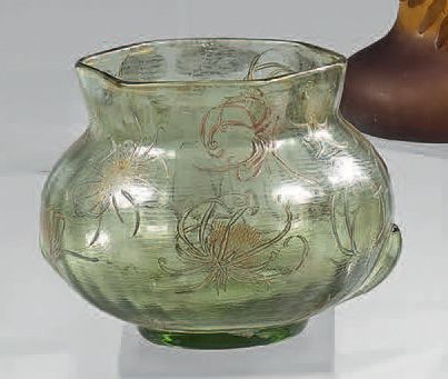 GALLE EMILE
Vase ovoïde à petit col droit....
