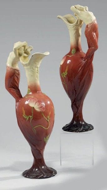 MASSIER Delphin (1836 - 1907)
Paire de grands...