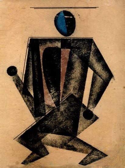 Attribués à Vladimir LEBEDEV (1891 - 1967)
La...