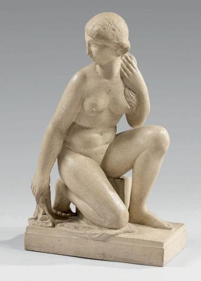 GUENOT Auguste (1882 - 1966)
«Baigneuse»....