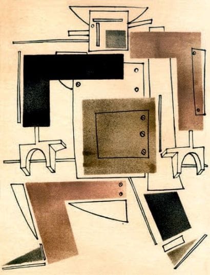 Attribués à Vladimir LEBEDEV (1891 - 1967)
Danse...