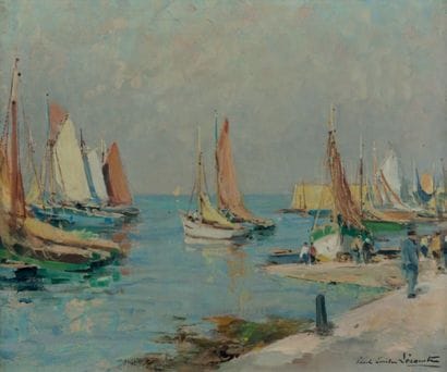 Paul Émile LECOMTE (1877 - 1950)
Port en...