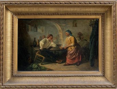 Auguste NANCY (Toulon 1810 - Marseille 1857)
Intérieur...
