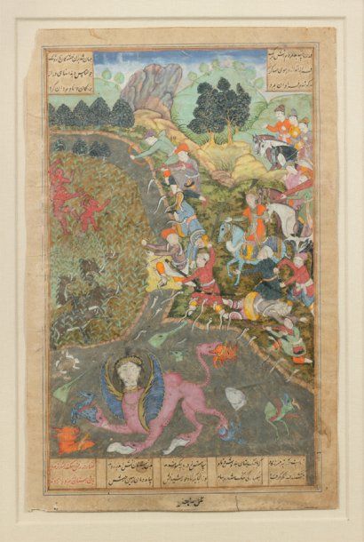 Iskandar se rend à la mer d'Occident et au...