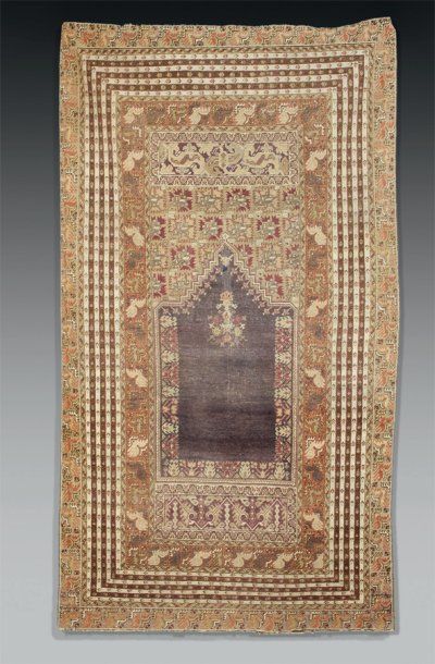 Panderma, XIXème siècle. Tapis de prière...