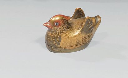 Petit kobako en forme de canard mandarin...