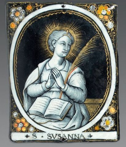 LAUDIN, émailleur à Limoges Sainte Suzanne...