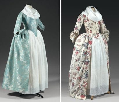 Tablier de dame, vers 1760-1780, fine mousseline...