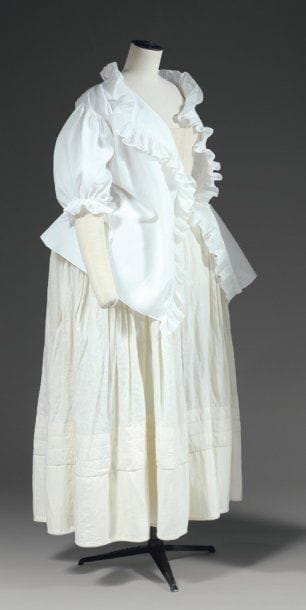 Chemise de femme, fin du XVIIIème, linon...