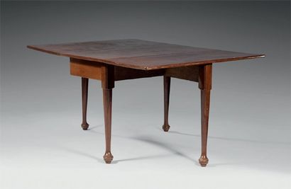 Table de salle à manger à deux abattants,...