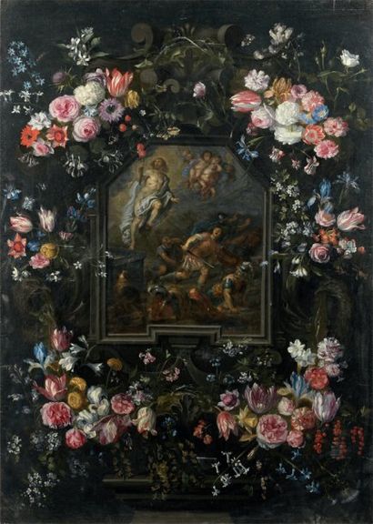 Ecole FLAMANDE du XVIIème siècle, entourage...