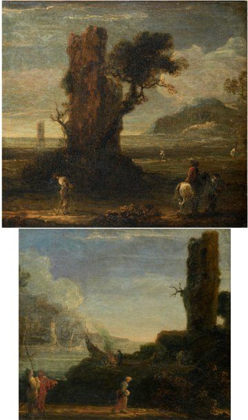 Giovanni de MOMPER dit MONSU X (Anvers 1617...