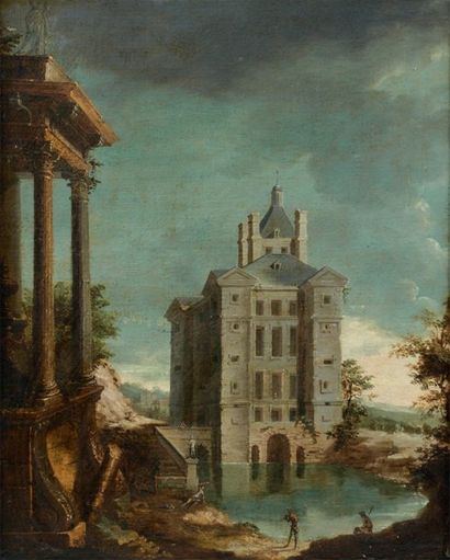 Ecole VENITIENNE du XVIIIème siècle
Paysage...