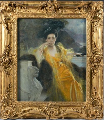François FLAMENG (Paris 1856 - 1923)
Portrait...