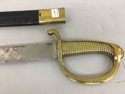 Un briquet d'infanterie modèle an IX, poinçonné...