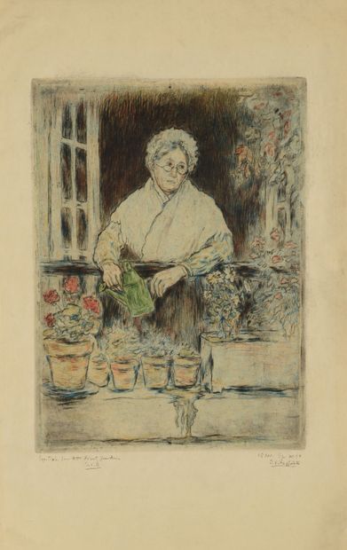 Jean-François RAFFAELLI (1850-1924) Le jardin...