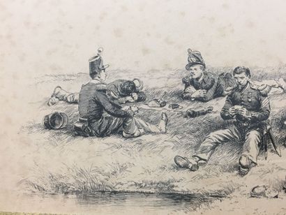 Edouard DETAILLE (1845-1912)
Militaires au...
