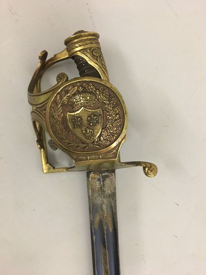 Sabre de gendarme de la maison du roi, garde...