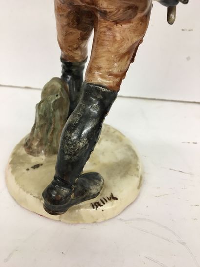 2 statuettes en faïence par Bernard Belluc...