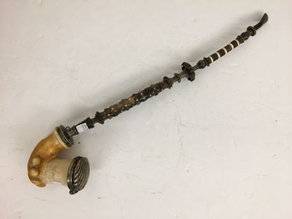 Pipe allemande de type militaire, fourneau...