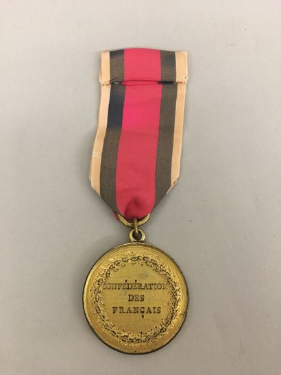 Médaille de la Confédération des françois,...
