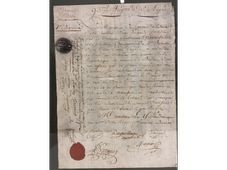 Certificat de bonne conduite, armée d'Italie,...