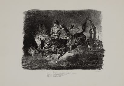 Eugène DELACROIX (1798 1863) Méphistophélès...