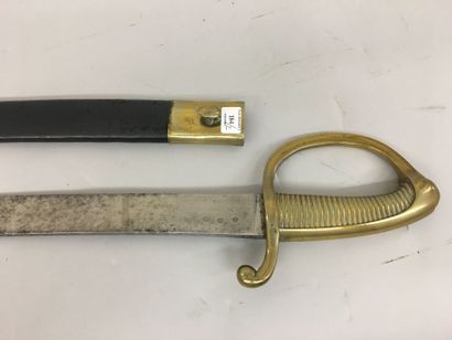 Un briquet d'infanterie modèle an IX, poinçonné...