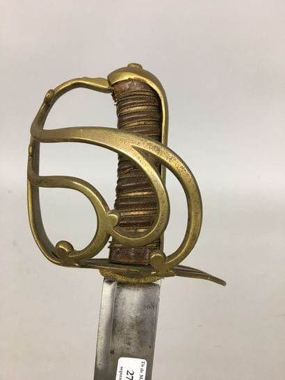 Sabre petit Montmorency de bas officier d'infanterie...