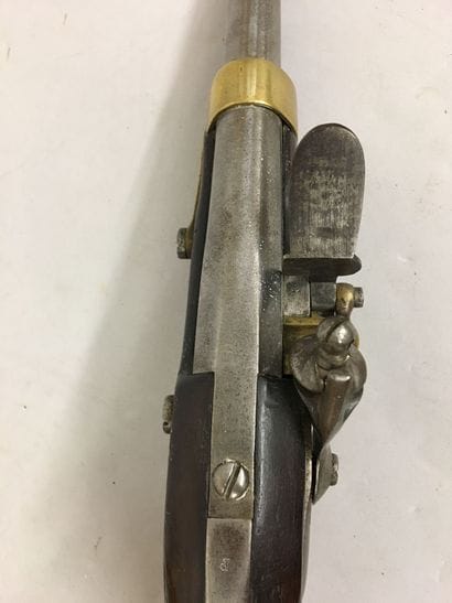 Pistolet à silex de cavalerie modèle An XIII,...
