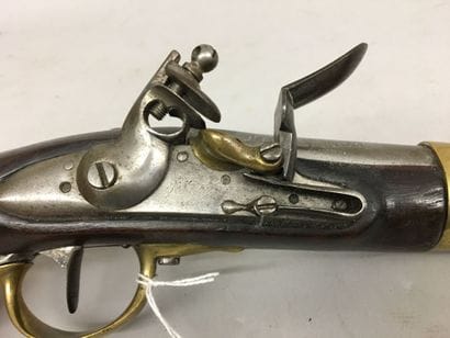 Pistolet à silex de cavalerie modèle An XIII,...