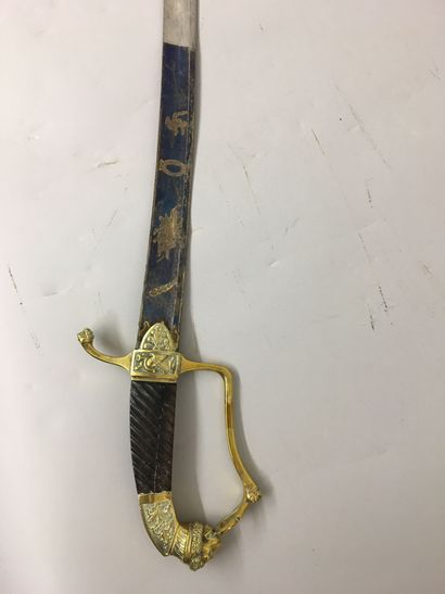Sabre d'officier d'état-major, garde à une...