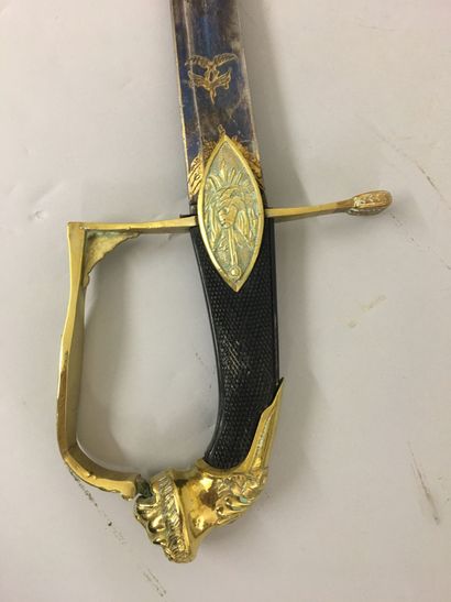 Sabre d'officier supérieur de cavalerie légère,...