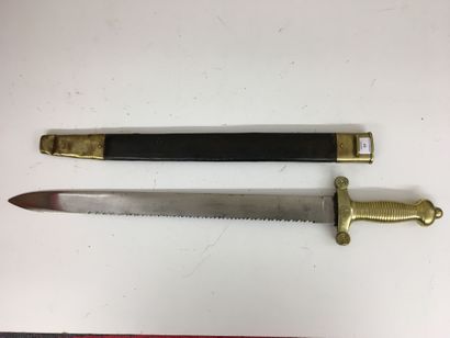 Glaive du génie de type 1831, lame à dents...