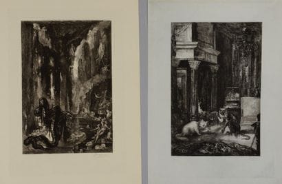 Félix BRACQUEMOND (1833-1914) Les Fables...