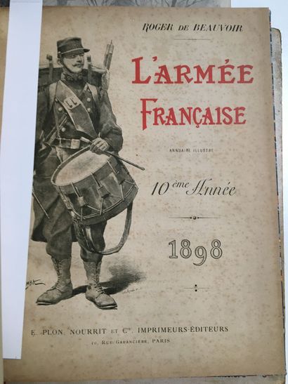 Sept annuaires illustrés de l'Armée française...