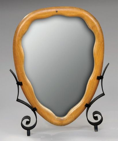 TRAVAIL FRANÇAIS 1940
Grand miroir en chêne...