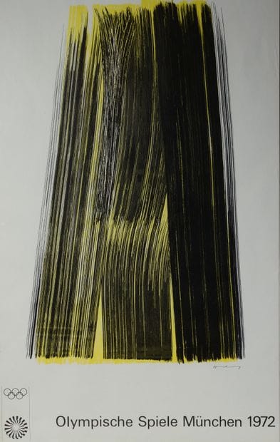( d’après) Hans Hartung (1904 - 1984) « Jeux...