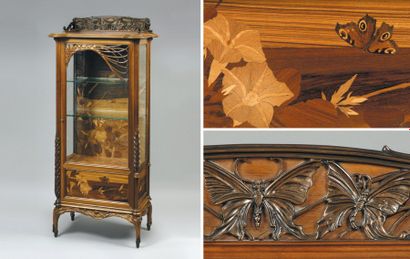 GALLÉ Émile (1846-1904)
Exceptionnelle vitrine...