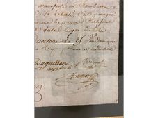 Certificat de bonne conduite, armée d'Italie,...