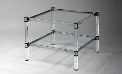 TRAVAIL FRANÇAIS 1970
Table basse à double...