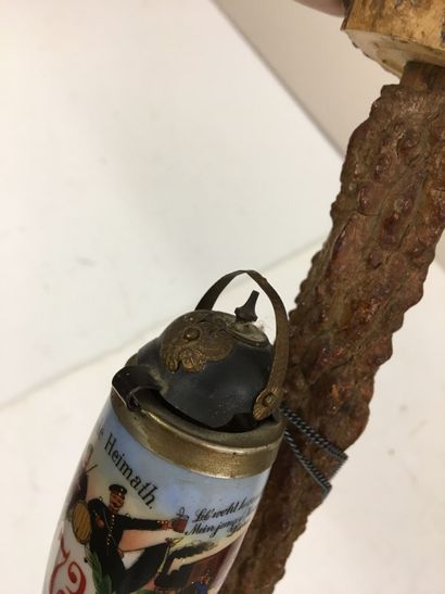 1 grande pipe de réserviste allemand, fourneau...
