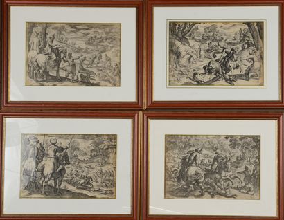 Antonio TEMPESTA (1555-1630) - Scènes de...