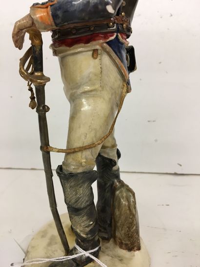 Statuette en faïence par Bernard Belluc (né...
