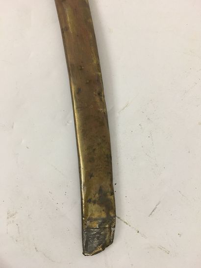 Fourreau de sabre de cavalerie, en cuir,...