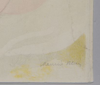 Maurice DENIS (1870-1943) Nymphe couronnée...