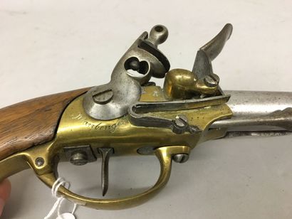 Pistolet à silex de cavalerie, modèle 1777,...