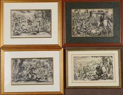 Antonio TEMPESTA (1555-1630) - Scènes de...