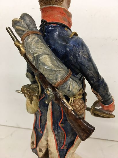Statuette en faïence par Bernard Belluc (né...